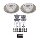 Power Stop 97-01 Acura Integra Front and Rear Semi-Coated Rotor Kit (1x psbSC2270, 1x psbSC704) thumbnail 7