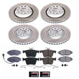 Power Stop 2019 Audi A3 Quattro Front and Rear Semi-Coated Rotor Kit (1x psbSC7084, 1x psbSC7175) thumbnail 1
