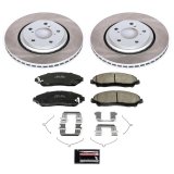 Power Stop 16-22 Honda Pilot Front and Rear Semi-Coated Rotor Kit (1x psbSC7352, 1x psbSC7727) thumbnail 6