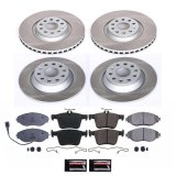 Power Stop 19-20 Volkswagen Jetta Front and Rear Semi-Coated Rotor Kit (1x psbSC7175, 1x psbSC7176) thumbnail 5