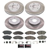 Power Stop 18-24 Nissan LEAF Front and Rear Semi-Coated Rotor Kit (1x psbSC8275, 1x psbSC8313) thumbnail 5