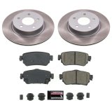 Power Stop 18-24 Nissan LEAF Front and Rear Semi-Coated Rotor Kit (1x psbSC8275, 1x psbSC8313) thumbnail 6