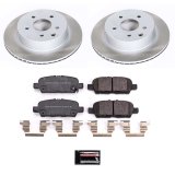 Power Stop 14-17 Nissan LEAF Front and Rear Semi-Coated Rotor Kit (1x psbSC6761, 1x psbSC7215) thumbnail 6