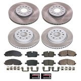 Power Stop 21-22 Buick Enclave Front and Rear Semi-Coated Rotor Kit (1x psbSC8683, 1x psbSC8739) thumbnail 5