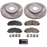 Power Stop 21-22 Buick Enclave Front and Rear Semi-Coated Rotor Kit (1x psbSC8683, 1x psbSC8739) thumbnail 6
