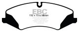 EBC S13 Brake Pad and Rotor Kit (1x ebcRK1448, 1x ebcDP42123R) thumbnail 4