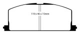 EBC S13 Brake Pad and Rotor Kit (1x ebcDP4453R, 1x ebcRK754) thumbnail 6