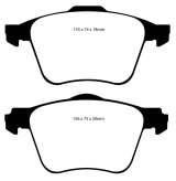 EBC S20 Brake Pad and Rotor Kit (1x ebcRK1549, 1x ebcRK1590, 1x ebcUD1305, 1x ebcUD1307) thumbnail 8