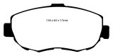 EBC S12 Brake Pad and Rotor Kit (1x ebcRK781, 1x ebcDP31223C) thumbnail 5