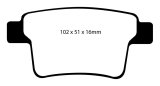 EBC S13 Brake Pad and Rotor Kit (1x ebcRK1050, 1x ebcDP41731R) thumbnail 5