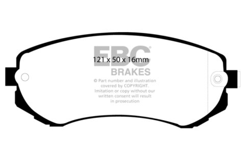 EBC S11 Brake Pad and Rotor Kit (1x ebcDP21279, 1x ebcRK7138) thumbnail 9