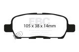 EBC S1 Brake Pad and Rotor Kit (1x ebcUD905, 1x ebcRK7351) thumbnail 8