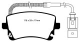EBC S1 Brake Pad and Rotor Kit (1x ebcRK1249, 1x ebcUD1018) thumbnail 6