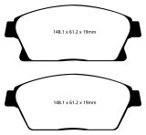 EBC Stage 10 Kits GreenStuff Brake Pads and GD Rotors for 2013-2018 ENCORE, 2018 TRAX - S10KF1426 Disc Pad Rotor Kit thumbnail 5