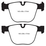 EBC S11 Brake Pad and Rotor Kit (1x ebcDP22020, 1x ebcRK1761) thumbnail 7