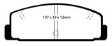 EBC S12 Brake Pad and Rotor Kit (1x ebcDP3729C, 1x ebcRK434) thumbnail 5