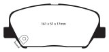 EBC S13 Brake Pad and Rotor Kit (1x ebcRK7567, 1x ebcDP41856R) thumbnail 5