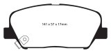 EBC S13 Brake Pad and Rotor Kit (1x ebcRK7567, 1x ebcDP41856R) thumbnail 6