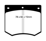 EBC S5 Brake Pad and Rotor Kit (1x ebcGD209, 1x ebcDP4291R) thumbnail 5