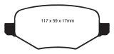 EBC S5 Brake Pad and Rotor Kit (1x ebcGD7280, 1x ebcDP41826R) thumbnail 5