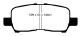 EBC S5 Brake Pad and Rotor Kit (1x ebcDP41684R, 1x ebcGD7595) thumbnail 6