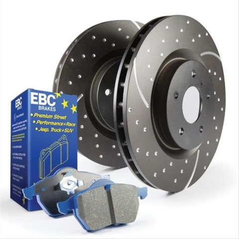 EBC S6 Brake Pad and Rotor Kit (1x ebcDP51200NDX, 1x ebcGD1229)