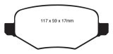 EBC S9 Brake Pad and Rotor Kit (1x ebcUSR7280, 1x ebcDP41826R) thumbnail 5