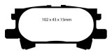 EBC S9 Brake Pad and Rotor Kit (1x ebcUSR7230, 1x ebcDP41682R) thumbnail 6