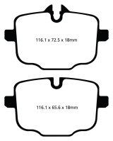 EBC S11 Brake Pad and Rotor Kit (1x ebcRK1819R, 1x ebcDP22089) thumbnail 3