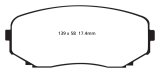 EBC S12 Brake Pad and Rotor Kit (1x ebcRK7781, 1x ebcDP31794C) thumbnail 6