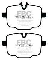 EBC S13 Brake Pad and Rotor Kit (1x ebcRK1819R, 1x ebcDP42089R) thumbnail 3