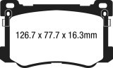 EBC S2 Brake Pad and Rotor Kit (1x ebcUSR7767, 1x ebcDP23048) thumbnail 7
