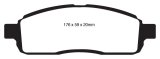 EBC S2 Brake Pad and Rotor Kit (1x ebcDP61843, 1x ebcUSR7502) thumbnail 6