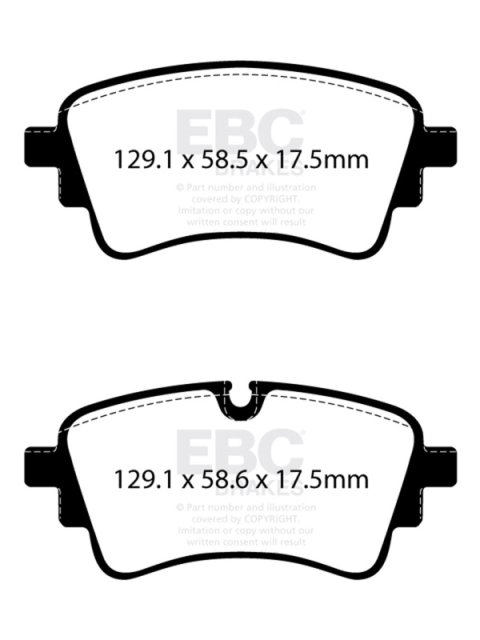 EBC S13 Brake Pad and Rotor Kit (1x ebcRK1535, 1x ebcDP42435R) thumbnail 9
