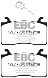 EBC S9 Brake Pad and Rotor Kit (1x ebcDP42325R, 1x ebcUSR2130) thumbnail 2