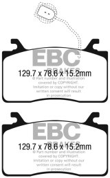 EBC S5 Brake Pad and Rotor Kit (1x ebcDP42325R, 1x ebcGD2130) thumbnail 6