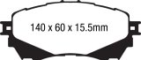 EBC S2 Brake Pad and Rotor Kit (1x ebcUSR7781, 1x ebcDP22170) thumbnail 8