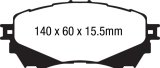 EBC S2 Brake Pad and Rotor Kit (1x ebcUSR7781, 1x ebcDP22170) thumbnail 9