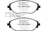 EBC Stage 26 Kits Yellowstuff Brake Pads and SG2 Rotors S26KF1016 Disk Kit, DP42127R+SG2FC1877 thumbnail 2