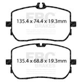 EBC S13 Brake Pad and Rotor Kit (1x ebcDP42395R, 1x ebcRK2222) thumbnail 7