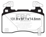 EBC S2 Brake Pad and Rotor Kit (1x ebcDP23028, 1x ebcUSR2141) thumbnail 4