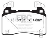 EBC S9 Brake Pad and Rotor Kit (1x ebcDP43028R, 1x ebcUSR2141) thumbnail 6