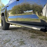 Rock Slide Engineering Step Slider Rocker Guards for 2022-2024 TUNDRA - BD-SL-100-TUN Sliders, Guards, Side Step, Steel. Bolt On, Black Textured Powdercoated, Toyota, Par thumbnail 2