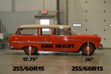 Ridetech 55-57 Chevrolet Wagon Composite Leaf Springs w/ HQ Shock Kit - 2in Drop thumbnail 4
