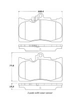 Street Axle Pack Drilled & Slotted, Front (1x sto127.44138L, 1x sto127.44137R, 1x sto308.11180) thumbnail 4