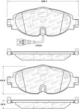 Street Axle Pack Drilled, Front (1x sto308.17600, 1x sto128.33098L, 1x sto128.33098R) thumbnail 1