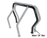 Go Rhino 88-98 Chevy/GMC C /K Series RHINO! Bed Bar Complete Kit w/Main Bar + Kickers (1x gor90002B, 1x gor9560B) thumbnail 2