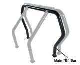 Go Rhino 88-98 Chevy/GMC C /K Series RHINO! Bed Bar Complete Kit w/Main Bar + Kickers (1x gor90002B, 1x gor9560B) thumbnail 3