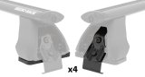 Rhino-Rack 14-19 Nissan Versa Note 5 Door Hatch Vortex 2500 2 Bar Roof Rack - Black (1x rhrDK382, 1x rhrRLKVA, 2x rhrVA118B) thumbnail 3