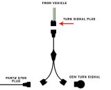 Oracle Wrangler JK Switchback Turn Signal Y Splitter Adapter (Single) thumbnail 7
